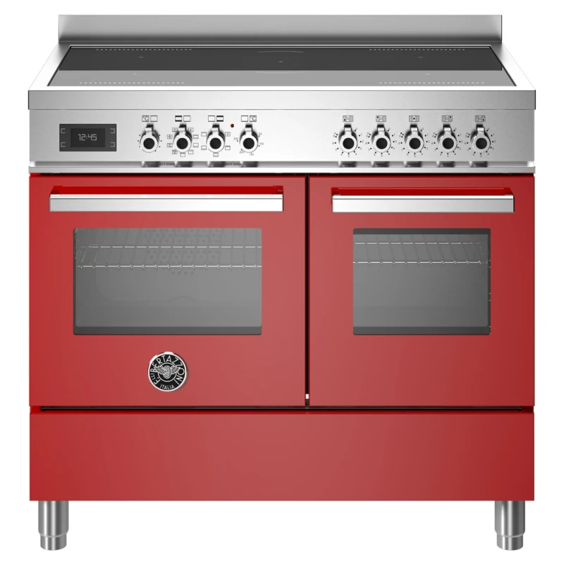 Image of Bertazzoni PRO105I2EROT 100cm Professional Induction Range Cooker - RED PRO105I2EROT