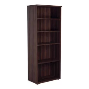 image of Jemini Wooden Bookcase 800x450x2000mm Dark Walnut KF811152