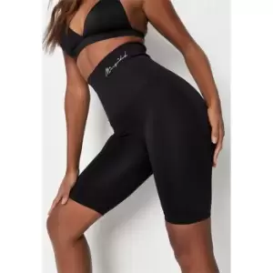 Image of Missguided Waist Control Shorts - Black