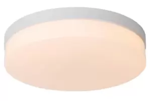 Image of Biskit Modern Flush ceiling light Bathroom - Ø34,5cm - LED - 1x24W 2700K - IP44 - White