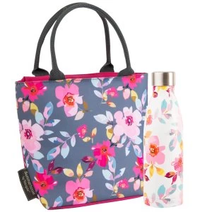 Image of Beau & Elliot Summerhouse Gardenia Lunch Tote & Drinks Bottle Set