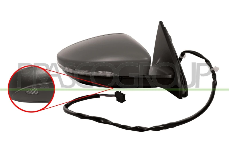 Image of PRASCO Wing mirror PRASCO VG0557313P