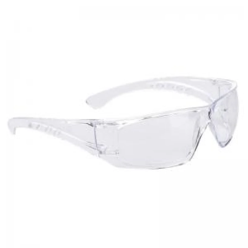 Image of Portwest Clear View Safety Glasses PW13CLR Frame: Clear