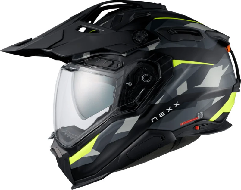 Image of Nexx X.WED3 Trailmania Grey Neon Matt Adventure Helmet Size XS