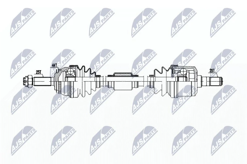 Image of NTY Drive shaft NTY NPW-HY-611