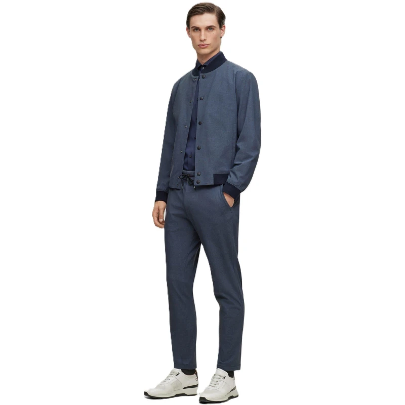 Image of Boss Mens P Hanry Junior Formal Jacket Blue male 36 (46)
