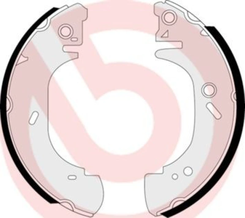 Image of BREMBO Brake Shoe Set BREMBO S 24 527