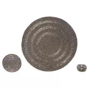 image of Biba Halo Coasters Set of 4 - Grey