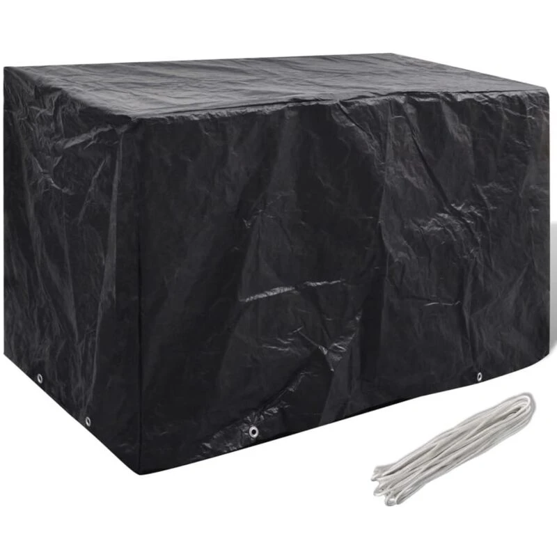 Image of vidaXL Garden Furniture Cover 8 Eyelets 140x70x90cm Outdoor Patio Protector