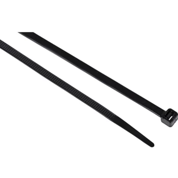 image of Black Cable Ties 2.5X160MM (Pk-100) - Edison