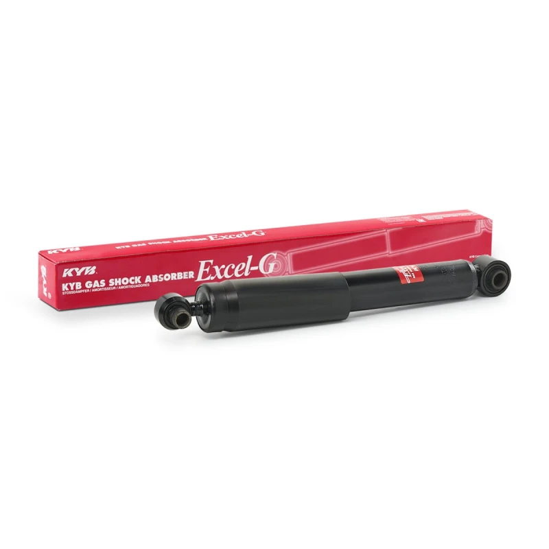 Image of KYB 349157 Shock absorber Rear Axle, Gas Pressure, Twin-Tube, Telescopic Shock Absorber, Bottom eye Shock Absorber (854)