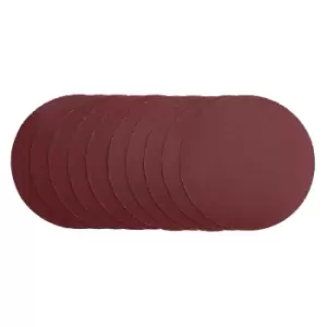 Image of Draper 03156 10pk Sanding Discs, 125mm, Hook & Loop, 240G