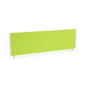 Image of ImpulseEvolve Plus Bench Screen 1400 Bespoke Myrrh Green White Frame