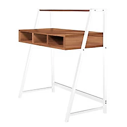 Image of Nautilus Designs Workstations - Home Office Model: Bdw/I203/Wh-Wn Wood