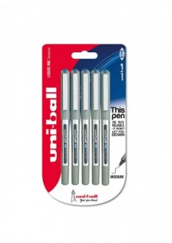 Image of UniEye UB-157 Fine Rollerball Blue PK5