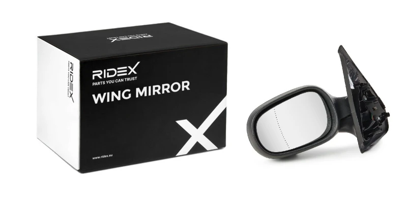 Image of RIDEX 50O0119 Wing mirror Left, black, Electric, Complete Mirror Outside Mirror (50)