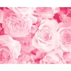 Image of Origin Murals Petals Rose Pink Wall Mural - 3.5m x 2.8m