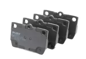 Image of RIDEX Brake pad set 402B0493 Brake pads,Brake pad set, disc brake TOYOTA,LEXUS,Crown Limousine (S210),IS II (GSE2_, ALE2_, USE2_)