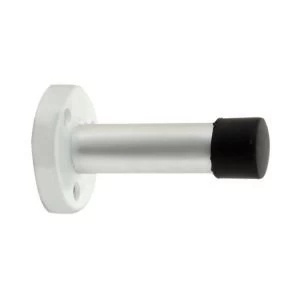 Image of BQ Aluminium Silver Effect Door Stop Pack of 1