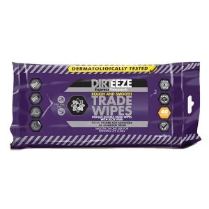 Dirteeze Rough and Smooth Trade Wipes Pack of 40