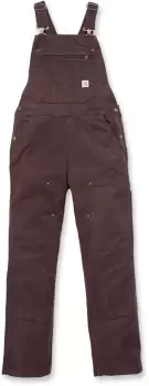 Image of Carhartt Crawford Womens Bib Overall, brown, Size S, brown, Size S for Women