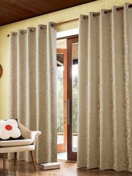 image of Orla Kiely Climbing Daisy Eyelet Curtains