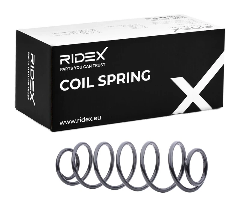 Image of RIDEX 188C0184 Coil spring Rear Axle Coil Spring (188)