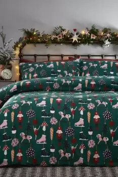Image of Baubles Duvet Cover and Pillowcase