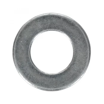 image of Sealey FWA1224 Flat Washer M12 x 24mm Form A Zinc DIN 125 Pack of 100