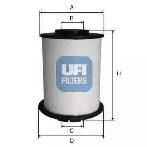 Image of 26.033.00 UFI Fuel Filter