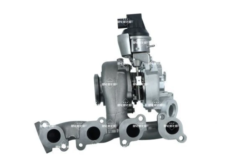 Image of NRF 90010161 Turbocharger with gaskets/seals, with exhaust manifold Charger,charging system (2234)