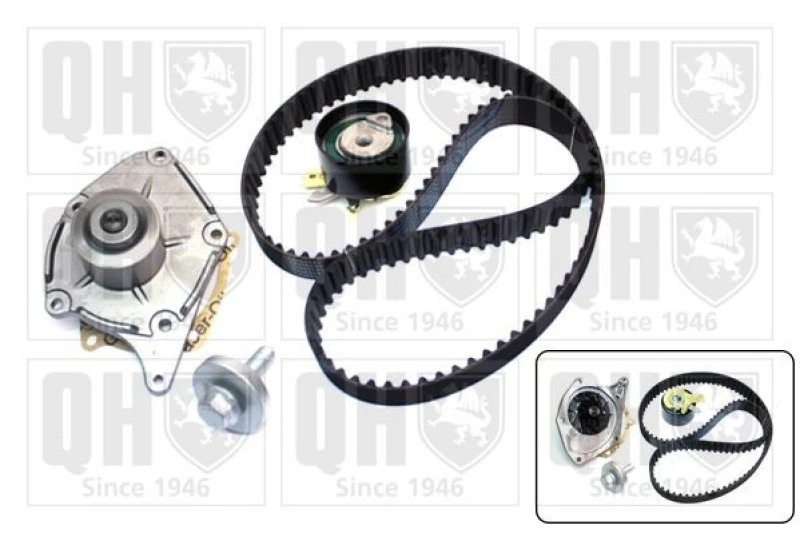 Image of QUINTON HAZELL Water pump and timing belt kit QUINTON HAZELL QBPK6260