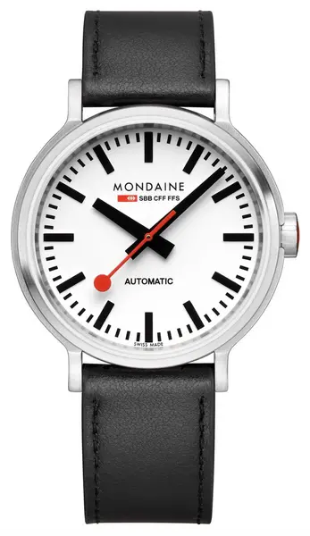 image of Mondaine MST.4161B.LBV SBB Original Auto (41mm) White Dial Watch