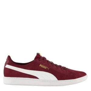 image of Puma Vikky Ladies Trainers - Cabernet/White