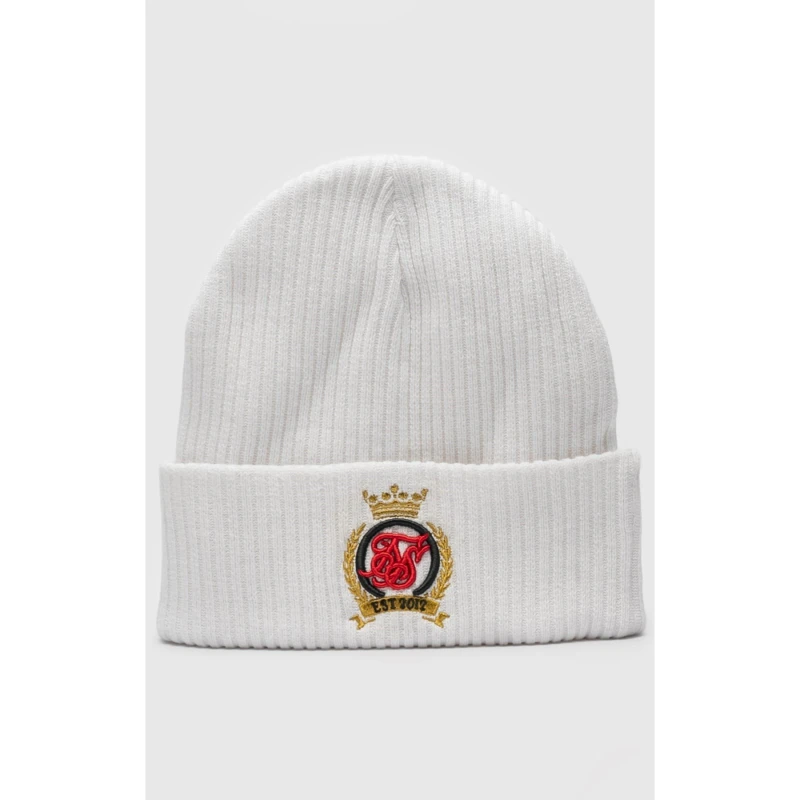 Image of SikSilk Crest Beanie - White White One Size