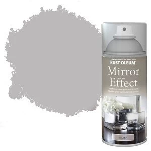 Image of Rust-Oleum Silver mirror effect Multi-surface Spray Paint 150ml
