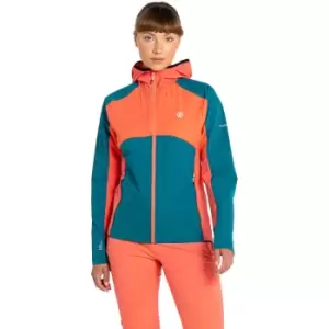 image of Dare 2B Womens Avidly Full Zip Softshell Hooded Jackets 18 - Bust 42' (107cm)