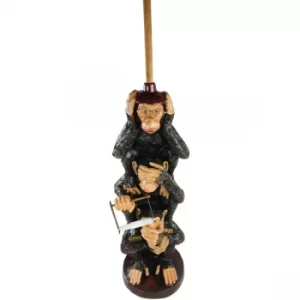 Image of Resin Monkeys Toilet Roll Holder 82cm