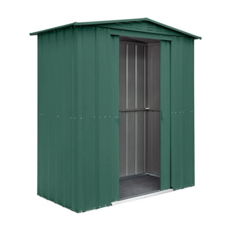 Image of Mercia Globel 6 x 3 Apex Green Metal Shed, Green ESDXL20MET200