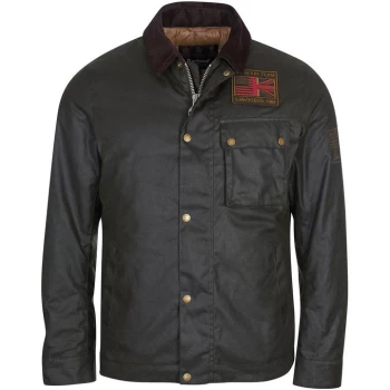 Image of Barbour International Workers Wax Jacket - Sage SG91