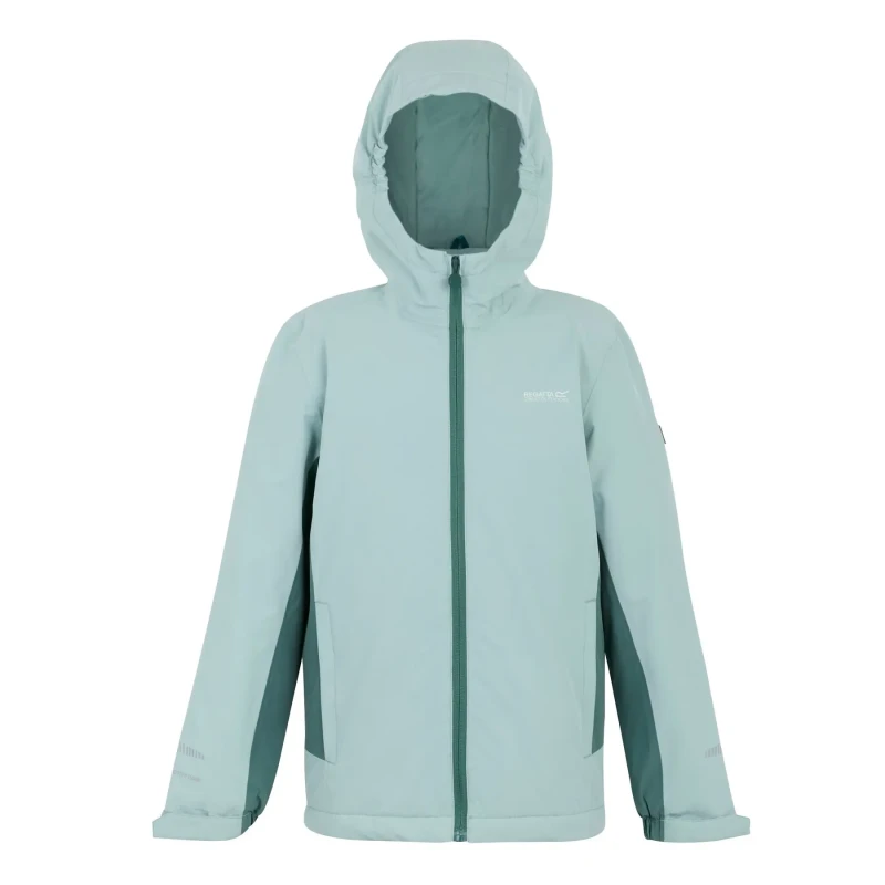 Image of Waterproof jacket for children Regatta Hurdle Vert Unisex 3/4 ans