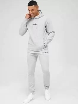 Image of Ellesse Sucre Tracksuit - Grey Marl, Size 2XL, Men