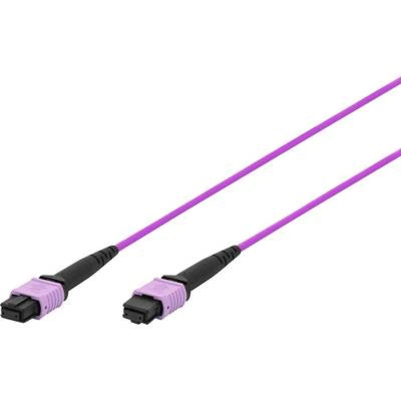 Image of Digitus Digitus DK-2566-20/4 RJ45 Network cable, patch cable 20 m Violet, Black Extra slim, flexible core, Fibreglass reinforced tape, Cold-resistant,