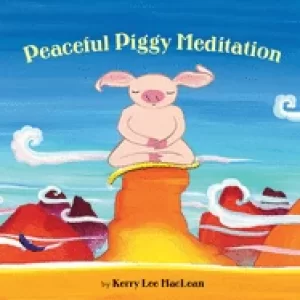 Image of peaceful piggy meditation