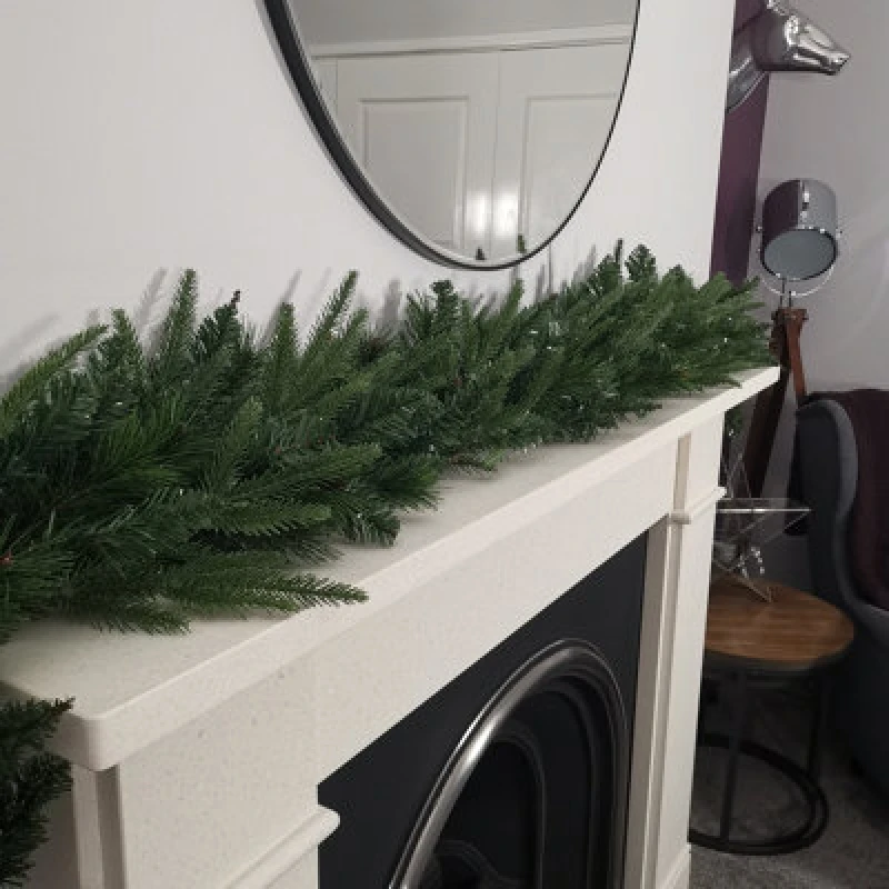 Image of Samuel Alexander Premier 1.8M Festive Norfolk Pine Christmas Garland Pe/pvc Tips