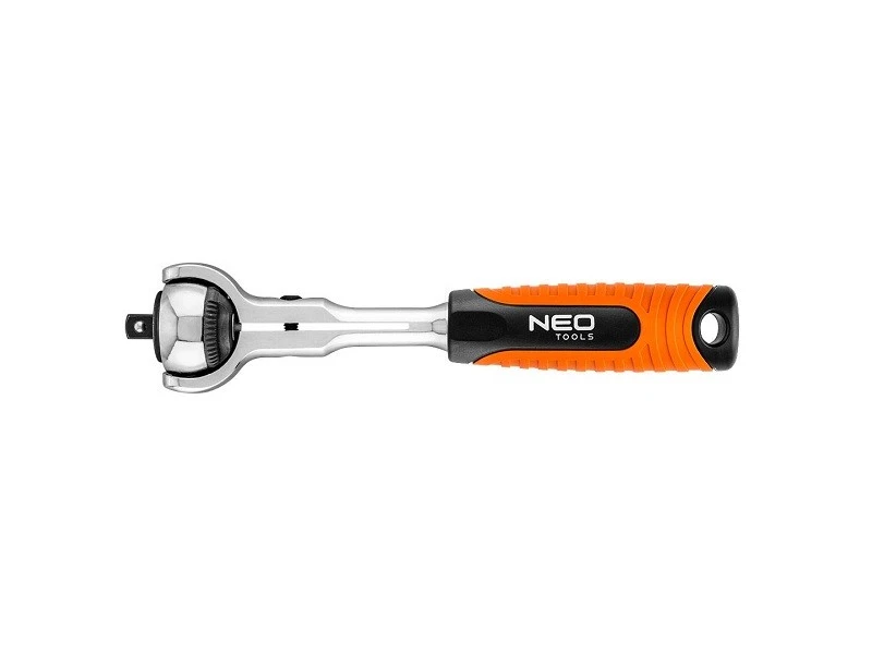 Image of NEO TOOLS 08-540 Reversible Ratchet Number of teeth (ratchet mechanism): 72, Length: 155mm, Chrome-Molybdenum Steel Chrome Vanadium Steel, Chrome-Moly