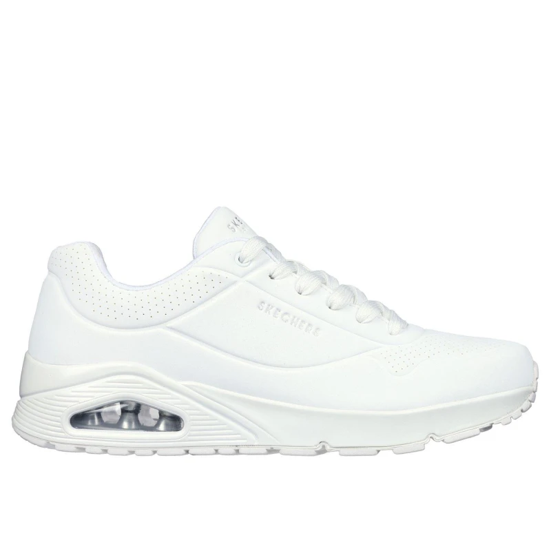 Image of Skechers UNO Stand On Air Mens Trainers - White White 7