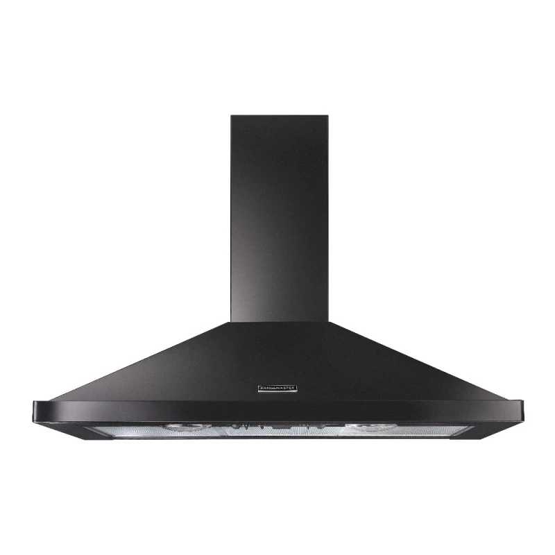 Image of Rangemaster RHDC100SL/C 100cm Chimney Hood With Chrome Badge - SLATE RHDC100SL/C