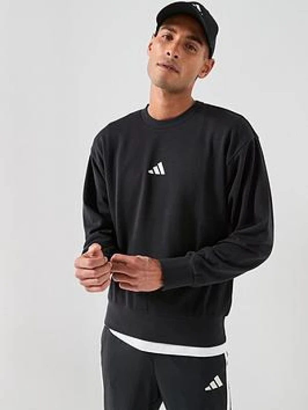 Image of Adidas Sweatshirt adidas Essentials Feelcozy Noir Male S