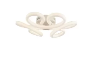 Image of HEAVEN LED Semi Flush Light White 4810lm 4000K 52x11.5cm